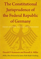 cover of The Constitutional Jurisprudence of the Federal Republic of Germany: Third edition, Revised and Expanded