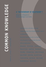 cover of A Dictatorship of Relativism ?: Symposium in Response to Cardinal Ratzinger’s Last Homily, Volume 13