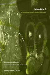 cover of American Poetry after 1975, Volume 36