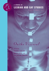 cover of On the Visceral (Part One): Race, Sex and Other Gut Feelings