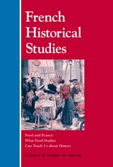 cover of Food and France: What Food Studies Can Teach Us about History