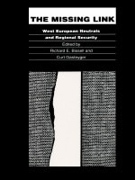 cover of The Missing Link: West European Neutrals and Regional Security