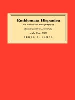 cover of Emblemata Hispanica: An Annotated Bibliography of Spanish Emblem Literature to the Year 1700