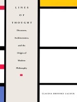cover of Lines of Thought: Discourse, Architectonics, and the Origin of Modern Philosophy