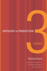 cover of Ontology of Production: Three Essays
