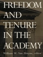 cover of Freedom and Tenure in the Academy