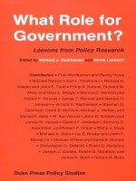 cover of What Role for Government?: Lessons from Policy Research
