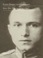 cover of Ernst Jünger and Germany: Into the Abyss, 1914-1945