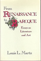 cover of From Renaissance to Baroque: Essays on Literature and Art
