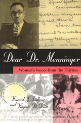 cover of Dear Dr. Menninger: Women's Voices from the Thirties