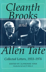 cover of Cleanth Brooks and Allen Tate: Collected Letters, 1933-1976