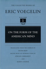 cover of On the Form of the American Mind (CW1)