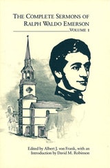 cover of The Complete Sermons of Ralph Waldo Emerson, Volume 1