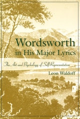 cover of Wordsworth in His Major Lyrics: The Art and Psychology of Self-Representation