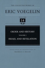 cover of Order and History, Volume 1 (CW14): Israel and Revelation
