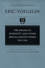 cover of The Drama of Humanity and Other Miscellaneous Papers,  1939-1985 (CW33)
