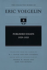 cover of Published Essays, 1929-1933 (CW8)