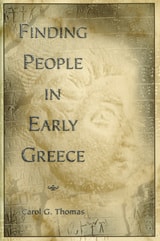 cover of Finding People in Early Greece