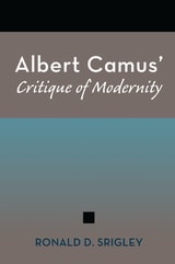 cover of Albert Camus' Critique of Modernity