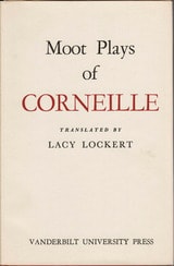 cover of Moot Plays of Corneille