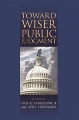 cover of Toward Wiser Public Judgment