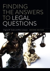 cover of Finding the Answers to Legal Questions
