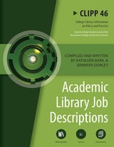 cover of Academic Library Job Descriptions: CLIPP #46