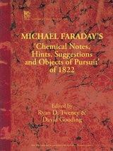cover of Michael Faraday's 'Chemical Notes, Hints, Suggestions and Objects of Pursuit' of 1822
