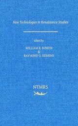 cover of New Technologies and Renaissance Studies