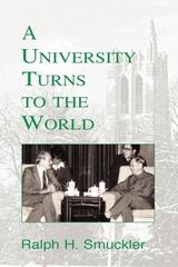 cover of A University Turns to the World