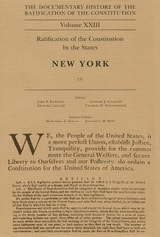 cover of Documentary History of the Ratification of the Constitution, Volume 23: Ratification of the Constitution by the States: New York, No. 5