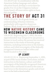 cover of The Story of Act 31: How Native History Came to Wisconsin Classrooms