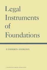 cover of Legal Instruments of Foundations