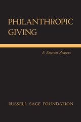 cover of Philanthropic Giving