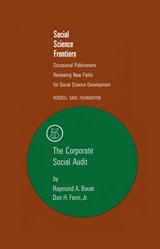 cover of The Corporate Social Audit
