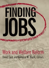 cover of Finding Jobs: Work and Welfare Reform