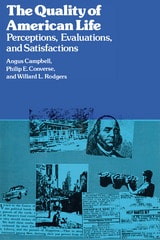 cover of The Quality of American Life: Perceptions, Evaluations, and Satisfactions