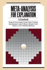 cover of Meta-Analysis for Explanation: A Casebook