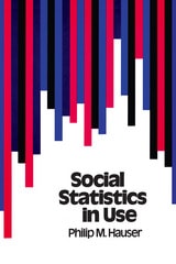 cover of Social Statistics in Use