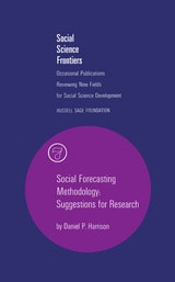 cover of Social Forecasting Methodology: Suggestions for Research
