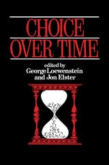 cover of Choice Over Time