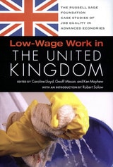 cover of Low-Wage Work in the United Kingdom