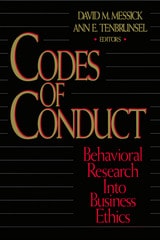 cover of Codes of Conduct: Behavioral Research into Business Ethics
