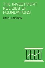 cover of The Investment Policies of Foundations