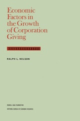 cover of Economic Factors in the Growth of Corporate Giving