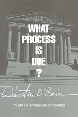 cover of What Process is Due?: Courts and Science-Policy Disputes