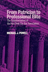 cover of From Patrician to Professional Elite