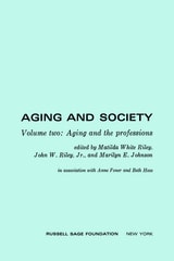 cover of Aging and Society: Aging and the Professions