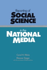 cover of Reporting of Social Science in the National Media