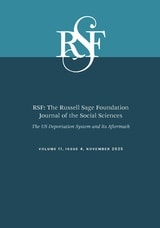 cover of RSF: The Russell Sage Foundation Journal of the Social Sciences: The Deportation System and Its Aftermath